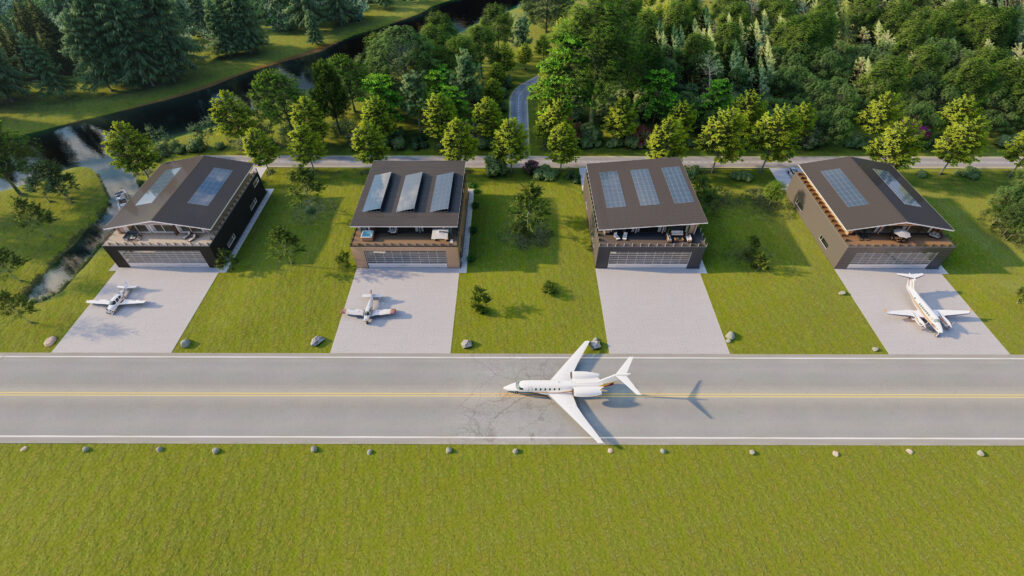 Op vliegveld Drachten kun je straks misschien wonen boven je vliegtuig in de garage. ‘Het is de American dream’ – DVHN