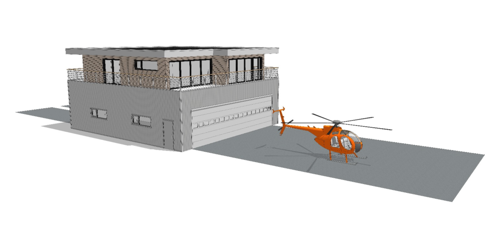 DH-Systems Helicopter Flat Roof