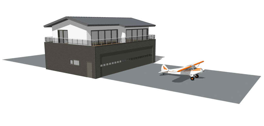 DH-Systems Helicopter Wide Gable Roof